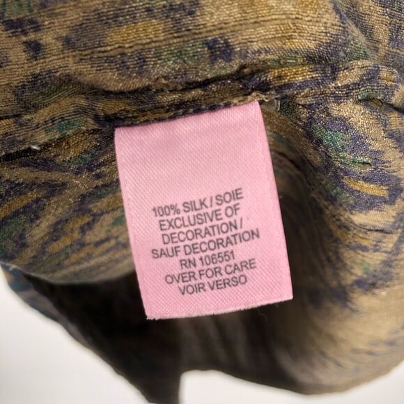 Calypso St Barth Fran 100% Silk Dress Womens Small Beaded Embellished Pockets‎ - Picture 8 of 16